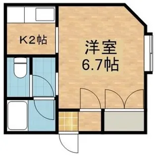 タプロコート清田【103号室】の間取り