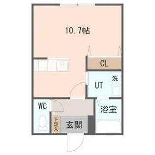 GATE63【407号室】の間取り