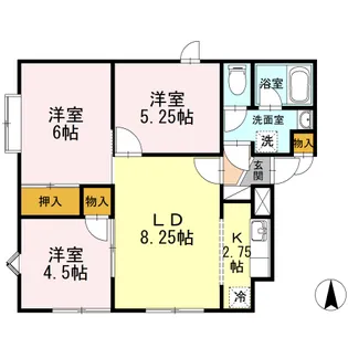 STハイツ北郷【2階】の間取り