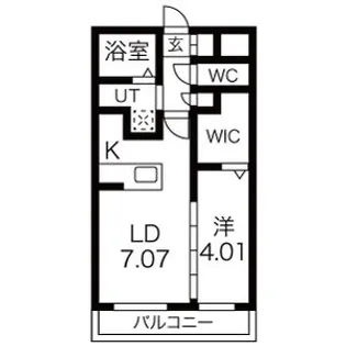 CULMINATION学園前【3階】の間取り