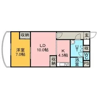 清田ブルーウインズ【303号室】の間取り