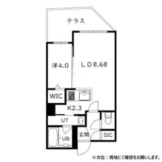 LA.DIMORA 本郷(ラ ディモーラ本郷)【1階】の間取り