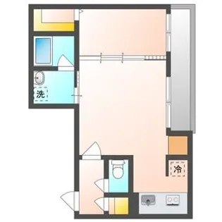 カレラ学園前【2階】の間取り
