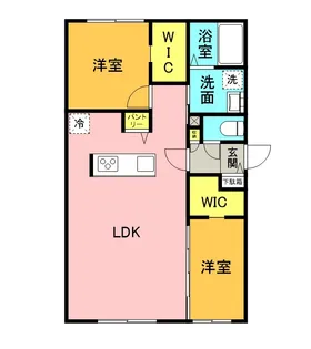 シティグレイス新札幌【1階】の間取り