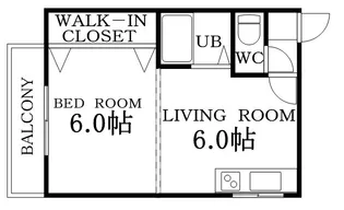 ローレルシャトー【303号室】の間取り