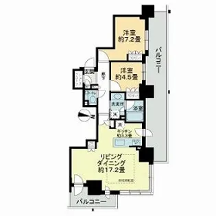 ザ・札幌タワーズ イーストタワー【25階】の間取り