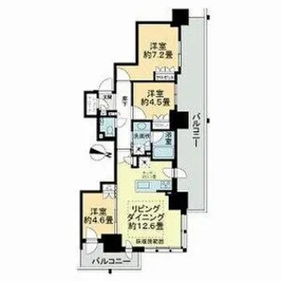 ザ・札幌タワーズ イーストタワー【15階】の間取り
