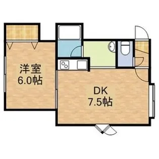 ドリーム里塚III【101号室】の間取り