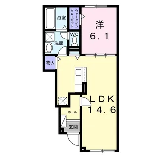ミルト【1階】の間取り
