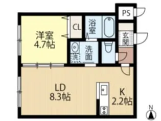 LOTUS FLEUR1【3階】の間取り