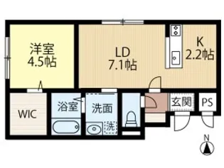 LOTUS FLEUR1【3階】の間取り