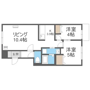 NRJニシオカ【201号室】の間取り