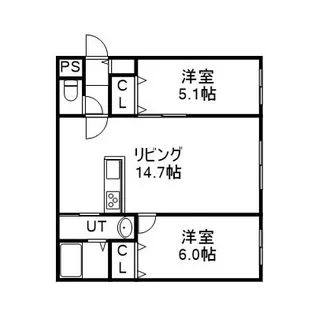 ASK・PALACEⅢ【1階】の間取り