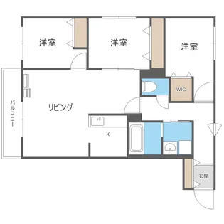SILENT HILLS【305号室】の間取り