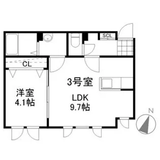 LE・EST(ル・エスト)【2階】の間取り