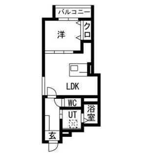 LA VITA COMODO SAPPORO 「ラ ヴィータ コ【1階】の間取り