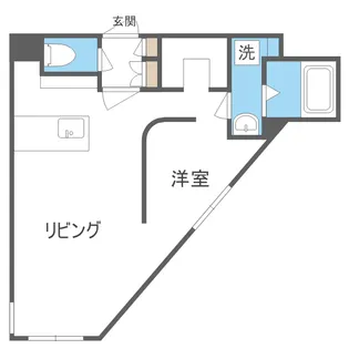 レブニーズ ザ・レジデンス 月寒中央【501号室】の間取り