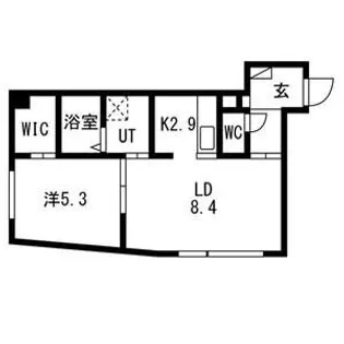 TEANA HONGO(ティアナ本郷)【2階】の間取り