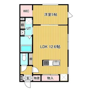 ネコフィーノ・キキ【2階】の間取り