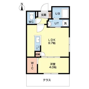 DPレジデンス北広島【4階】の間取り