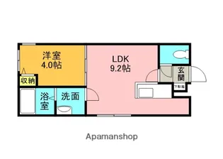 マリオットFビレッジ【4階】の間取り