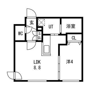 ONE STAGEひばりが丘Ⅱ【302号室】の間取り