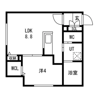 ONE STAGEひばりが丘Ⅱ【303号室】の間取り