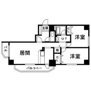 スカイコート【11階】の間取り