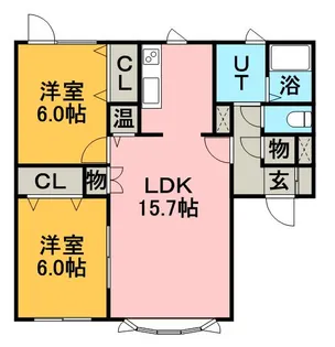 ストリート11【102号室】の間取り