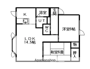 ノースプレステージ(厚別区)【101号室】の間取り