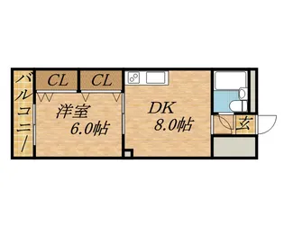 メゾン小林【3階】の間取り