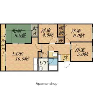 フォレストメモリー【2階】の間取り
