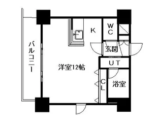 レフィナード新札幌【0703号室】の間取り