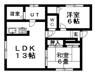 旭コーポ【202号室】の間取り
