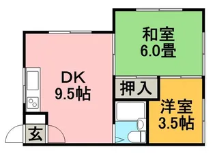 マンション石野(マンションイシノ)【101号室】の間取り