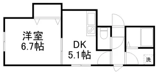 アイアール南郷VI【301号室】の間取り