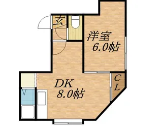 グレース北郷【106号室】の間取り