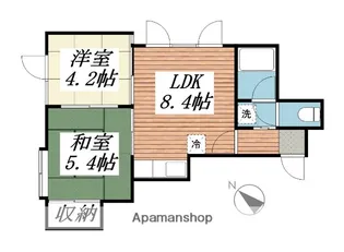 メゾン菊水元町【103号室】の間取り