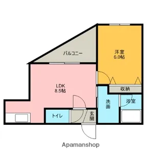 イーストコートⅠ【3階】の間取り