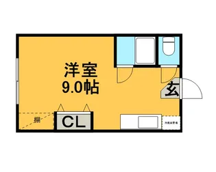 ロジングカントリー【106号室】の間取り