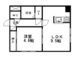 セレーナ南郷【408号室】の間取り