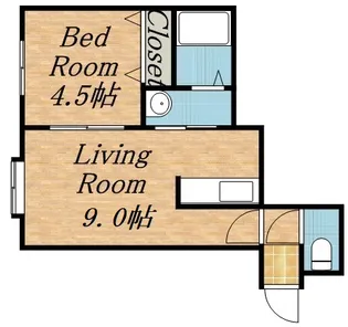 チャオサッポロ【205号室】の間取り