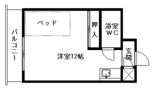 プレジール清田【504号室】の間取り
