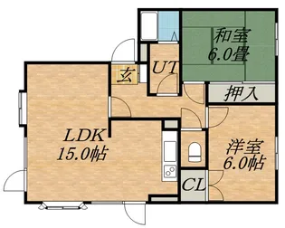 グロワール22【203号室】の間取り