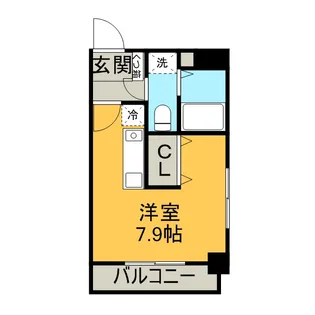 アストリア北大前【902号室】の間取り