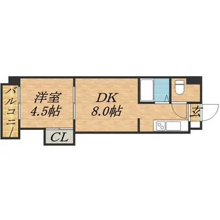 サングローリー【0037号室】の間取り