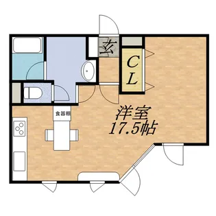SHADE(シェード)【102号室】の間取り