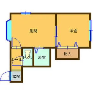アーバンN32【101号室】の間取り