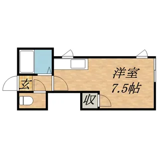 トトロの杜Ⅰ【201号室】の間取り