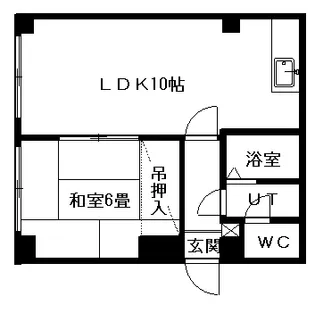 マインドアートNOW【302号室】の間取り